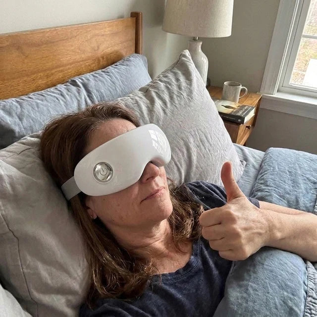 Customer using device in bed