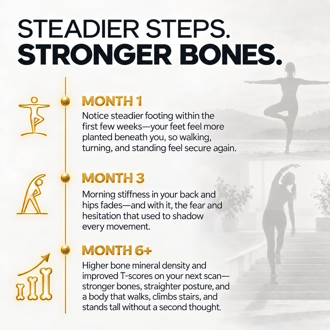 Steadier steps, stronger bones